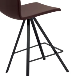 Perfecta Tabouret Snack (assise +/- 65 Cm)|Tabouret De Bar (assise +/- 80 Cm)*Silva Tabouret snack design coque en simili et pieds en métal