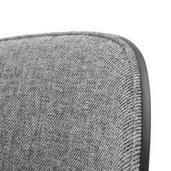 Chaise De Salle à Manger*SimoneChaise bimatière en tissu dossier bois avec pieds en métal