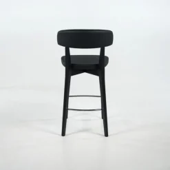 Tabouret Snack (assise +/- 65 Cm)|Tabouret De Bar (assise +/- 80 Cm)*Siren Tabouret snack en bois massif avec assise et dossier rembourrés