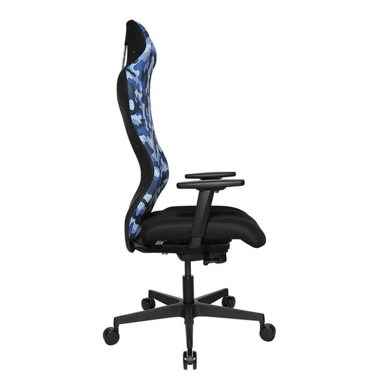 Top Star Chaise De Bureau|Fauteuil De Bureau*Sitness RS Sport Chaise gamer design dossier avec filet
