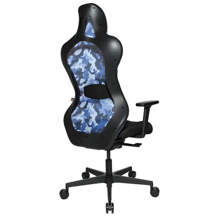 Top Star Chaise De Bureau|Fauteuil De Bureau*Sitness RS Sport Chaise gamer design dossier avec filet