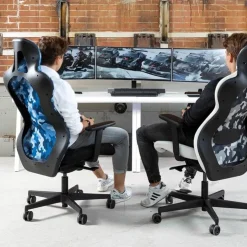 Top Star Chaise De Bureau|Fauteuil De Bureau*Sitness RS Sport Chaise gamer design dossier avec filet