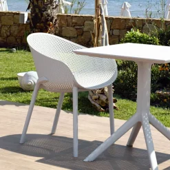 Chaise De Jardin|Fauteuil De Jardin*Sky Fauteuil de jardin design en polypropylène