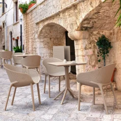 Chaise De Jardin|Fauteuil De Jardin*Sky Fauteuil de jardin design en polypropylène