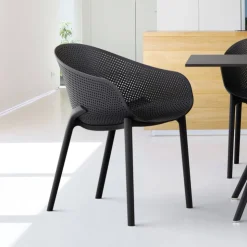 Chaise De Cuisine|Chaise De Salle à Manger*Sky Fauteuil design en polypropylène