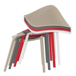 Chaise De Cuisine|Chaise De Salle à Manger*Sky Fauteuil design en polypropylène