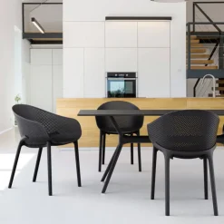Chaise De Cuisine|Chaise De Salle à Manger*Sky Fauteuil design en polypropylène