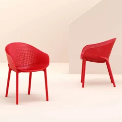 Chaise De Cuisine|Chaise De Salle à Manger*Sky Fauteuil design en polypropylène