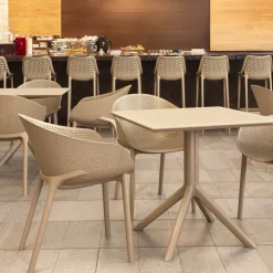 Chaise De Cuisine|Chaise De Salle à Manger*Sky Fauteuil design en polypropylène