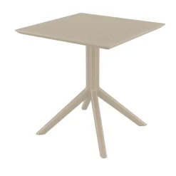 Table De Jardin*Sky Petite table de jardin carrée en résine