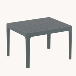 Table De Jardin*Sky Side Table basse de jardin rectangulaire en résine