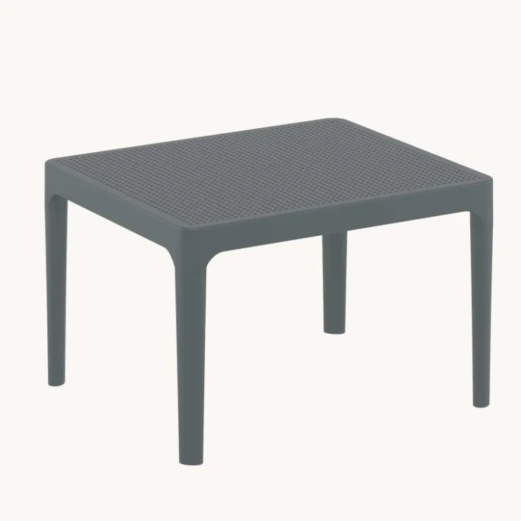 Table De Jardin*Sky Side Table basse de jardin rectangulaire en résine