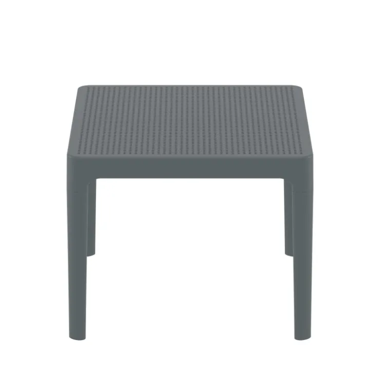 Table De Jardin*Sky Side Table basse de jardin rectangulaire en résine
