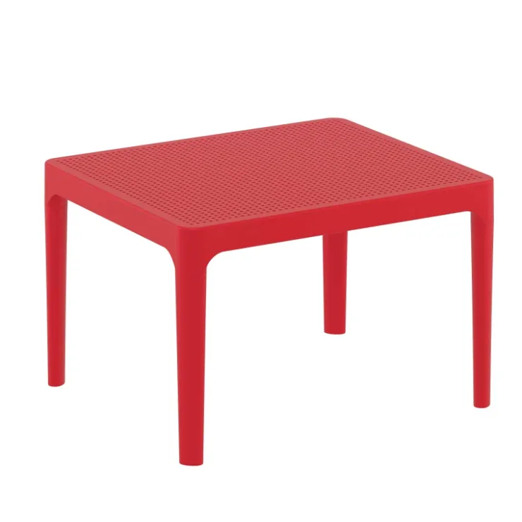 Table De Jardin*Sky Side Table basse de jardin rectangulaire en résine