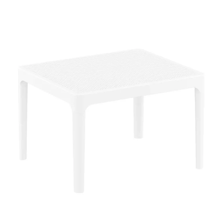 Table De Jardin*Sky Side Table basse de jardin rectangulaire en résine