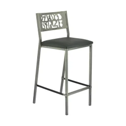 Carrier Tabouret Snack (assise +/- 65 Cm)|Tabouret De Bar (assise +/- 80 Cm)*Slide ® Tabouret moderne snack en synthétique et métal