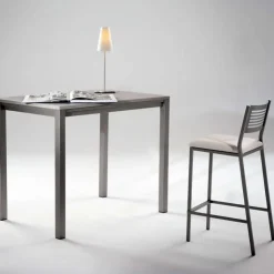 Carrier Tabouret Snack (assise +/- 65 Cm)|Tabouret De Bar (assise +/- 80 Cm)*Slide ® Tabouret moderne snack en synthétique et métal