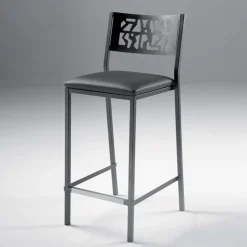 Carrier Tabouret Snack (assise +/- 65 Cm)|Tabouret De Bar (assise +/- 80 Cm)*Slide ® Tabouret moderne snack en synthétique et métal