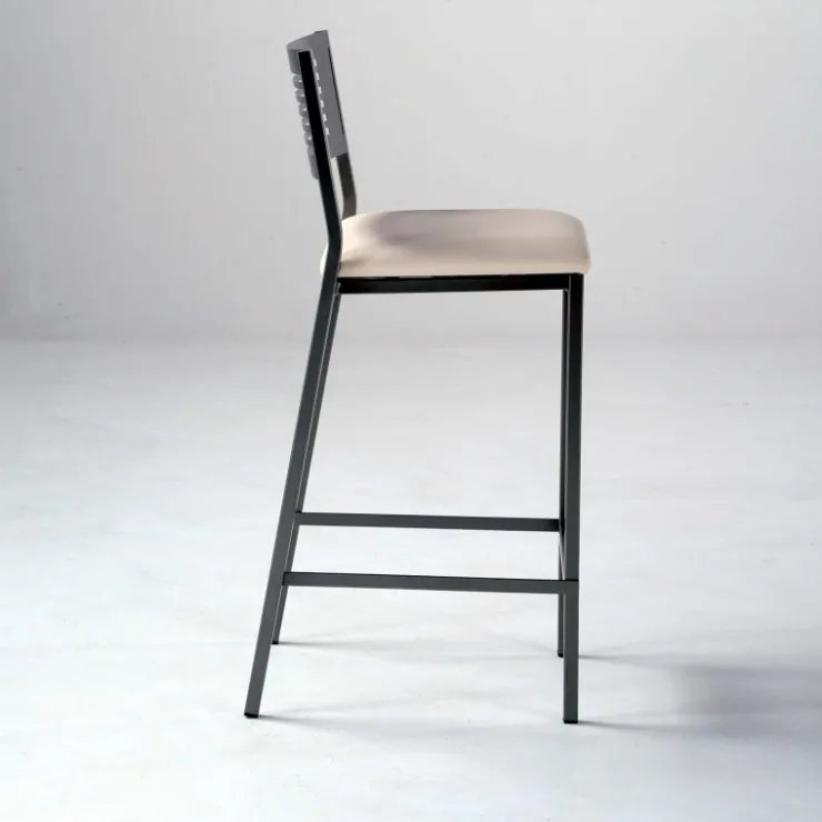 Carrier Tabouret Snack (assise +/- 65 Cm)|Tabouret De Bar (assise +/- 80 Cm)*Slide ® Tabouret moderne snack en synthétique et métal