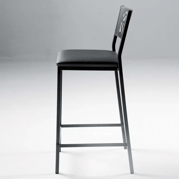 Carrier Tabouret Snack (assise +/- 65 Cm)|Tabouret De Bar (assise +/- 80 Cm)*Slide ® Tabouret moderne snack en synthétique et métal