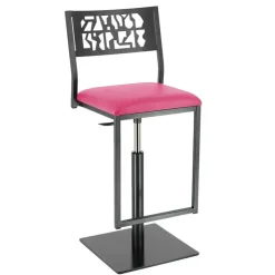 Carrier Tabouret Snack (assise +/- 65 Cm)|Tabouret De Bar (assise +/- 80 Cm)*Slide ® Tabouret pivotant et réglable en hauteur style industriel