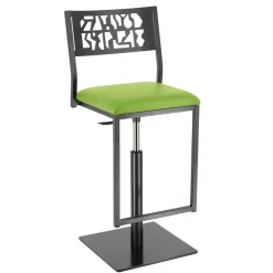 Carrier Tabouret Snack (assise +/- 65 Cm)|Tabouret De Bar (assise +/- 80 Cm)*Slide ® Tabouret pivotant et réglable en hauteur style industriel
