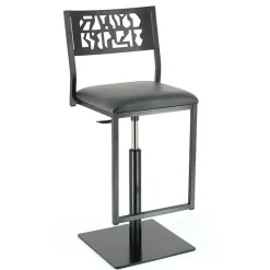 Carrier Tabouret Snack (assise +/- 65 Cm)|Tabouret De Bar (assise +/- 80 Cm)*Slide ® Tabouret pivotant et réglable en hauteur style industriel