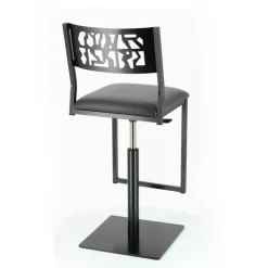 Carrier Tabouret Snack (assise +/- 65 Cm)|Tabouret De Bar (assise +/- 80 Cm)*Slide ® Tabouret pivotant et réglable en hauteur style industriel