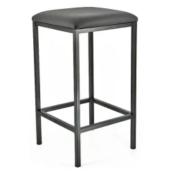 Carrier Tabouret Snack (assise +/- 65 Cm)|Tabouret De Bar (assise +/- 80 Cm)*Slide ® Tabouret snack en métal sans dossier assise synthétique