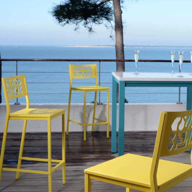 Carrier Tabouret Snack (assise +/- 65 Cm)|Tabouret De Bar (assise +/- 80 Cm)*Slide ® Tabouret snack en acier style industriel