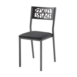 Carrier Chaise De Cuisine*Slide Industrie ® Chaise de cuisine moderne en métal style industriel