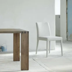 Mobitec Chaise De Salle à Manger|Chaise Salon*Slim Cover ® Chaise avec pieds gainés en tissu