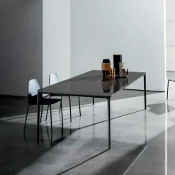 Sovet Italia Table De Salle à Manger*Slim Sovet® Table en verre design extensible
