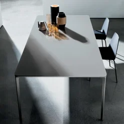 Sovet Italia Table De Salle à Manger*Slim Sovet® Table en verre design extensible