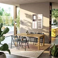 Ozzio Table Pour Petit Espace*Slimmy Table console extensible de fabrication italienne en mélaminé