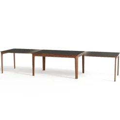 Skovby Table De Salle à Manger*SM26/27 Table danoise extensible en bois massif et en stratifié noir