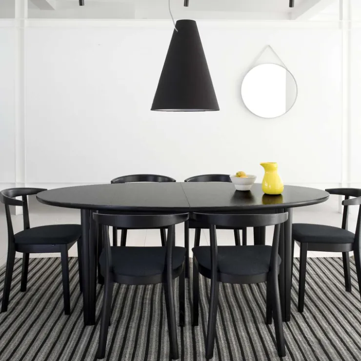 Skovby Table De Salle à Manger*SM78 Table de salle à manger ovale scandinave en bois avec allonges