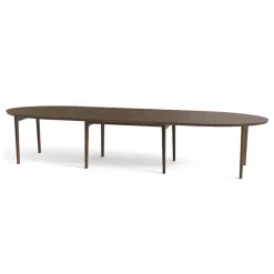 Skovby Table De Salle à Manger*SM78 Table de salle à manger ovale scandinave en bois avec allonges