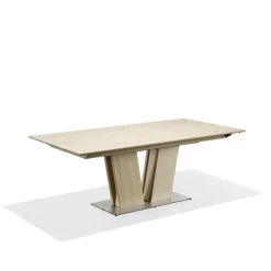 Skovby Table De Salle à Manger*SM39 Table en bois moderne extensible avec pied central
