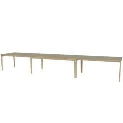 Skovby Table De Salle à Manger*SM26/27 Table en Fenix rectangulaire extensible avec pieds en bois