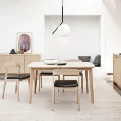 Skovby Table De Salle à Manger*SM118/119 Table extensible en bois massif fabriquée au Danemark