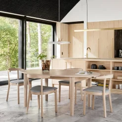 Skovby Table De Salle à Manger*SM78 Table ovale extensible en bois massif fabriquée au Danemark
