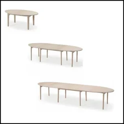Skovby Table De Salle à Manger*SM78 Table ovale extensible en bois massif fabriquée au Danemark