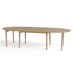 Skovby Table De Salle à Manger*SM78 Table ovale extensible en bois massif fabriquée au Danemark