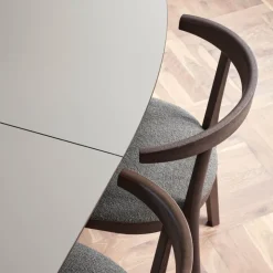 Skovby Table De Salle à Manger*SM78 Table ovale extensible en Fenix et pieds en bois