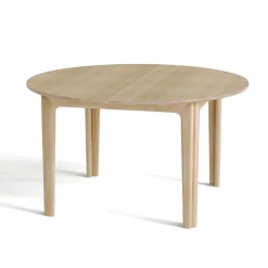 Skovby Table De Salle à Manger*SM112 Table ronde extensible en bois massif conçue au Danemark