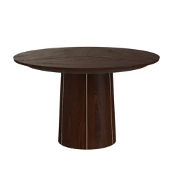 Skovby Table De Salle à Manger*SM33 Table ronde extensible en bois avec pied central