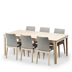 Skovby Table De Salle à Manger*SM26/27 Table scandinave extensible en bois massif de fabrication danoise
