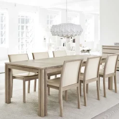 Skovby Table De Salle à Manger*SM23/24 Table scandinave rectangulaire en bois avec allonges