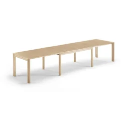 Skovby Table De Salle à Manger*SM23/24 Table scandinave rectangulaire en bois avec allonges